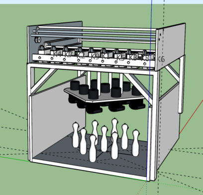 Planung des Kegelstellers in CAD
