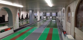 Eher unbeliebte Bahn in Wangen, auf der ich wegen der dnnen Kegelform aber gerne spiele