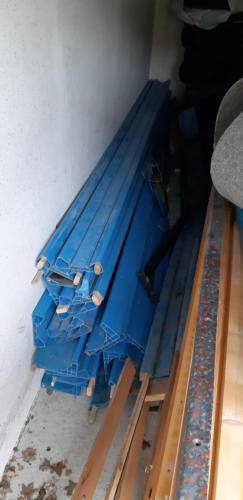 Jede Menge Rinnenteile fr Rcklauf und Fehlwrfe